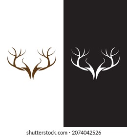 Deer Logo Template vector icon illustration design