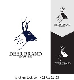 Deer Logo Template vector icon illustration design