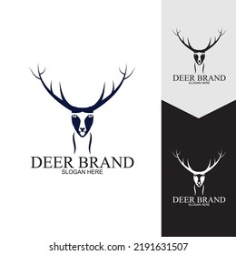 Deer Logo Template vector icon illustration design