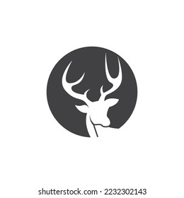 Deer Logo Template vector icon illustration design