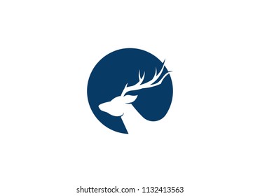 Deer Logo Template vector illustration