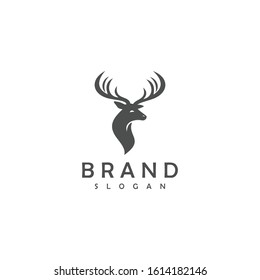 Deer Logo Template vector Illustration