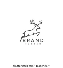 Deer Logo Template vector Illustration