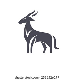 deer  logo type design illustration