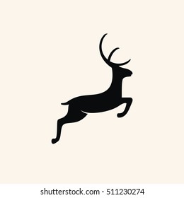 Deer logo vector