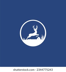 icono de arte vectorial del logotipo del deer y gráficos