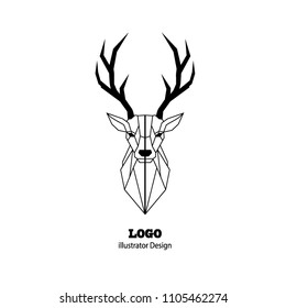 Deer Logo Vector Design