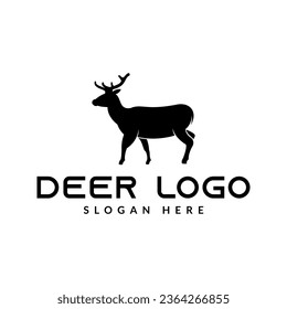 deer logo vector icon illustration