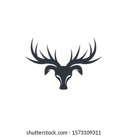 Deer logo vector illustraation design