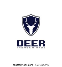 Deer Logo, Deer Logo Vector, Deer Logo Template