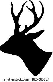 Deer Logotype isolated on white