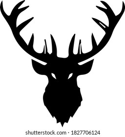 Deer Logotype Isolated on White