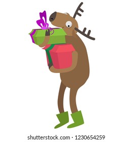 Deer loves gifts