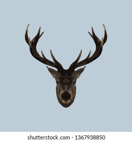 Deer Low Poly Art