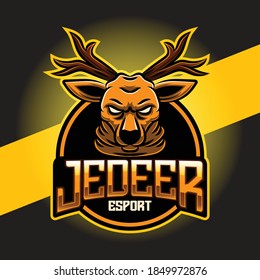 
Deer mascot for game lovers