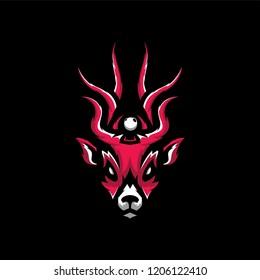 Deer Mascot Logo
