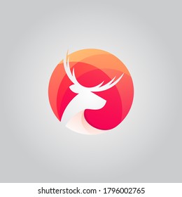 Deer Modern Abstract Logo Design