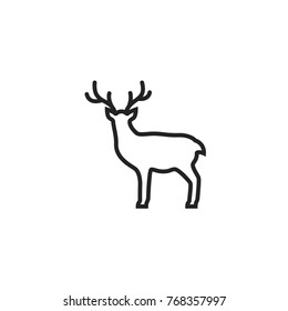 Deer Outline Icon