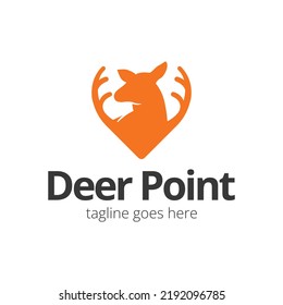 Deer Point Logo Design Template