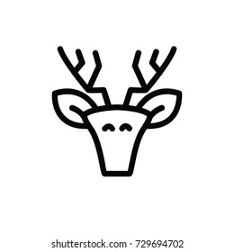 deer santa icon
