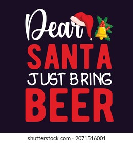 deer santa judt bring beer