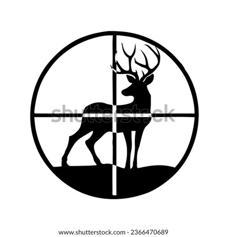 deer scope black colour design