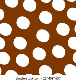 Deer seamless background vector illustration