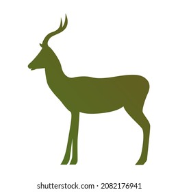 deer shape illustration visual design