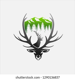 Deer and Shield Template