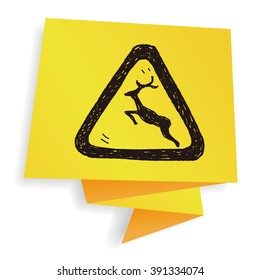deer sign doodle