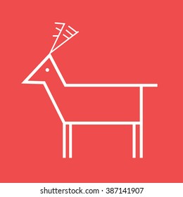 A deer sign. A nature sign.