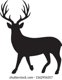 Deer silhouette design vector illustration 