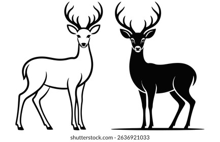 Deer Silhouette Set .. .. 