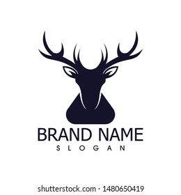 Outline Deer Line Art Logo Vector Stock Vector (Royalty Free) 731630092 ...