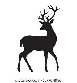  the Deer Silhouette vector design