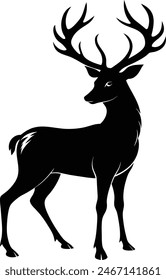 Deer Silhouette Vector illustration design