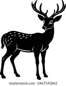 Deer Silhouette Vector illustration design