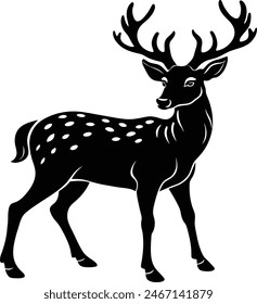 Deer Silhouette Vector illustration design