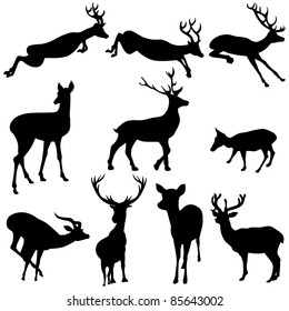 Deer Silhouettes