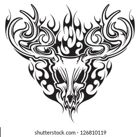 Deer skull