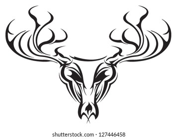 Deer skull
