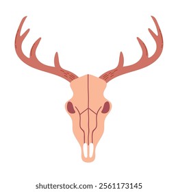 Deer skull icon clipart avatar logotype concepte isolated illustration