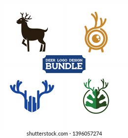 Deer and stag logo design bundle