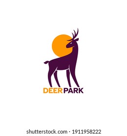 ciervo, diseño del logotipo de stag, vector
