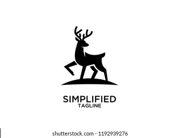 deer stand logo icon designs vector