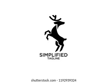 deer stand logo icon designs vector