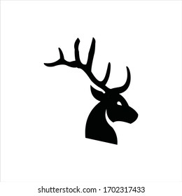 Deer Stylized Drawing Vector Illustration