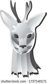 Deer stylized. Ideai for logo or other company icon.