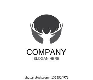 Deer symbol illustraation