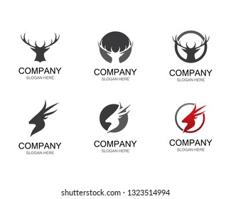 Deer symbol illustraation